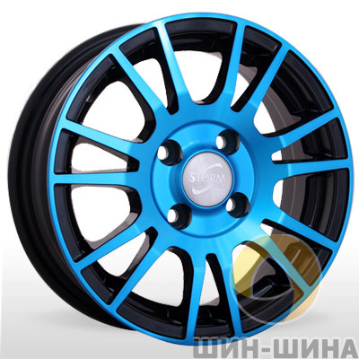 Диски BK 320 BPBlu (Black Polished Blue) Storm